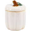 White Pumpkin Treat Jar