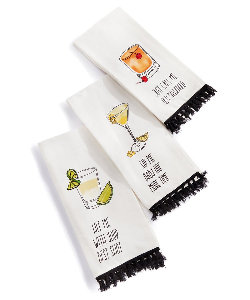Punny Cocktail Dish Towels