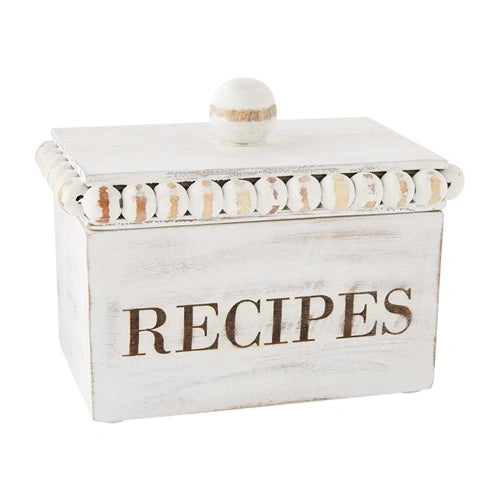 Beaded Recipe Box