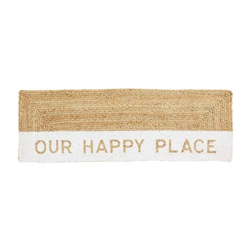 Our Happy Place - Jute Rug