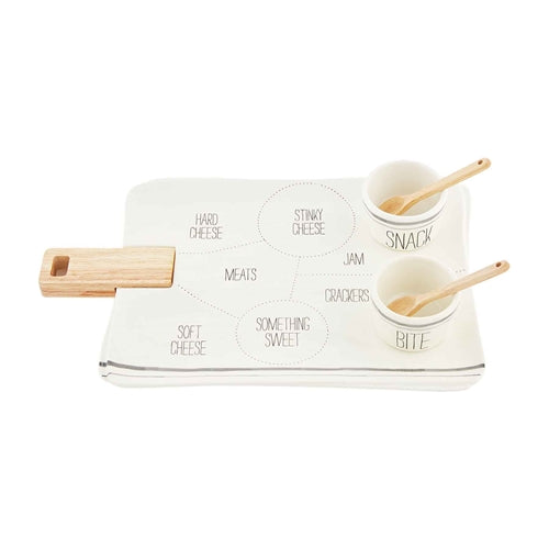 Ceramic Charcuterie Paddle Set