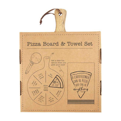 Boxed Pizza Board Set