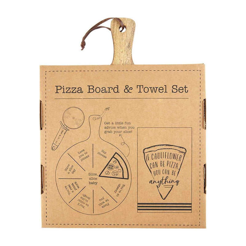 Boxed Pizza Board Set