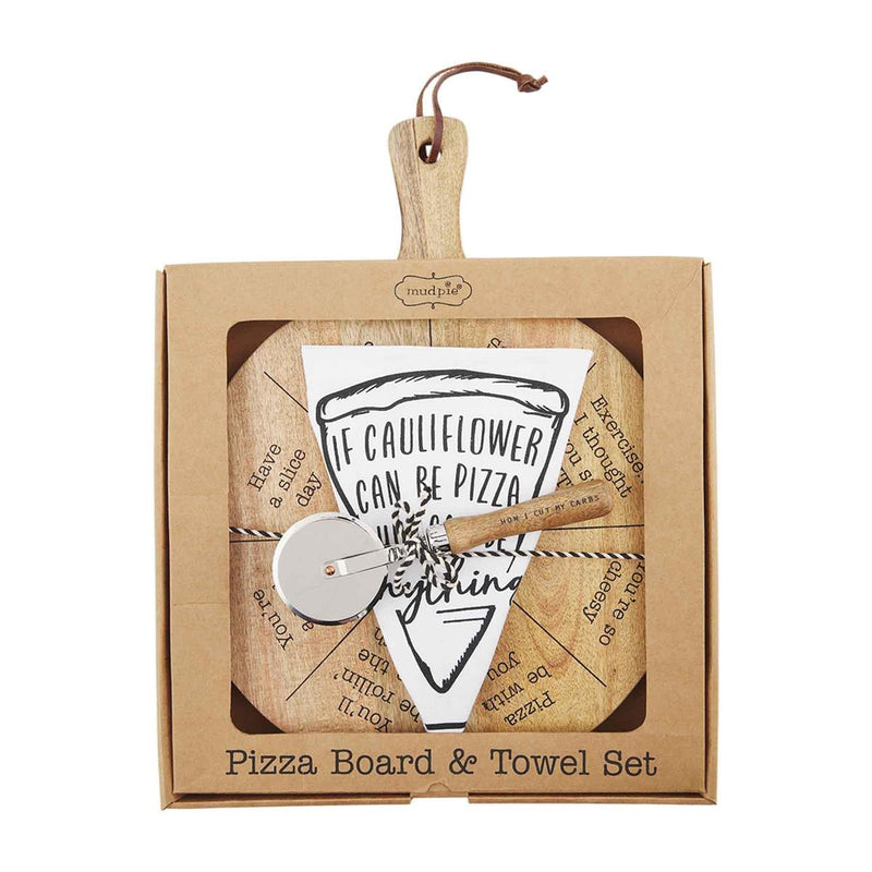 Boxed Pizza Board Set