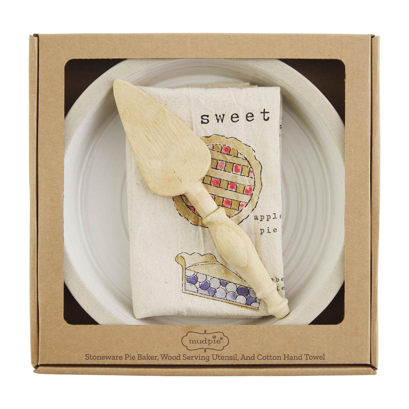 Boxed Pie Plate & Towel Set