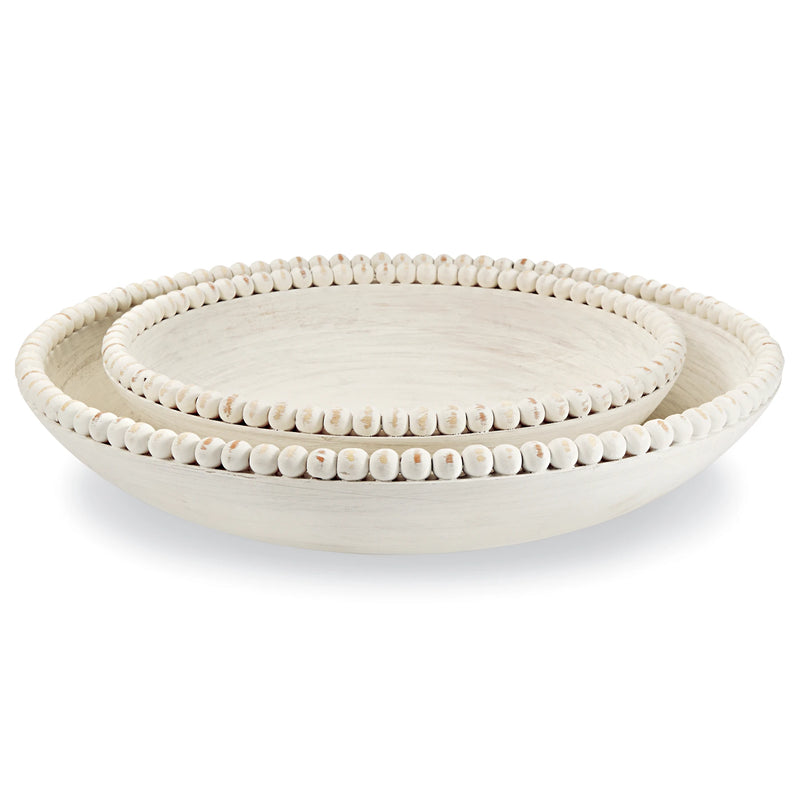 Nested Beaded Bowl Set