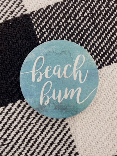 Beach Bum - Car Coaster