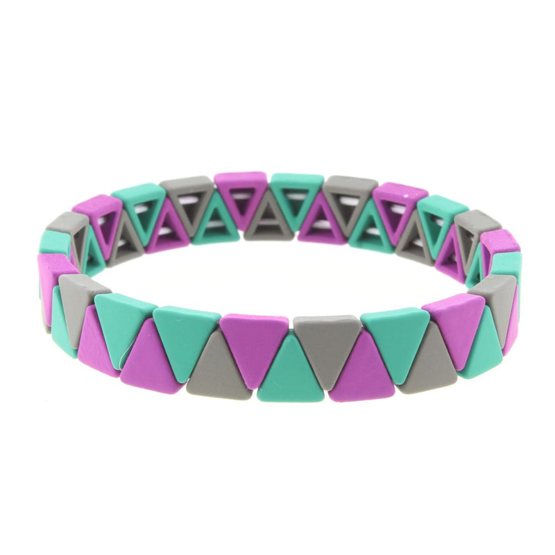 Colored Triangle Bracelet