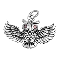 Owl in Flight Necklace