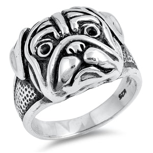 Sterling Ring - Bulldog