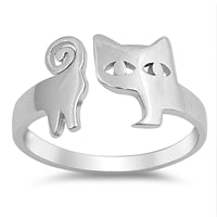 Sterling Ring - Cat