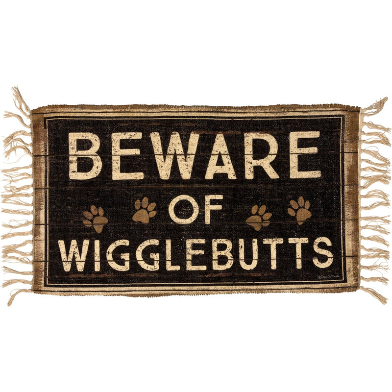 Beware of Wigglebutts Rug